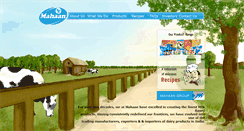 Desktop Screenshot of mahaanfoods.com